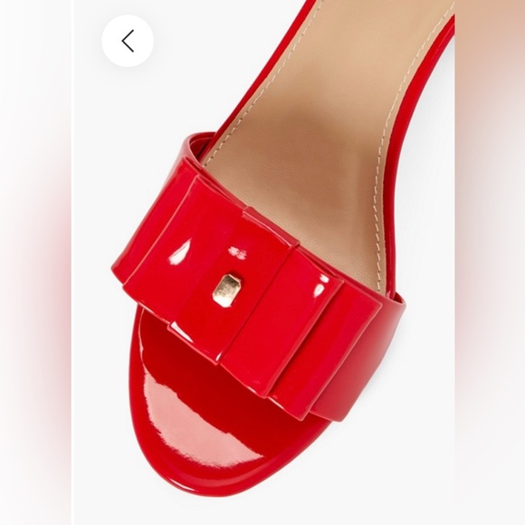 NOURA BOW MULE HEELED SANDAL | JustFab - Picture 3 of 10